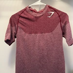 COPY - OG Gymshark phantom red tee size small
